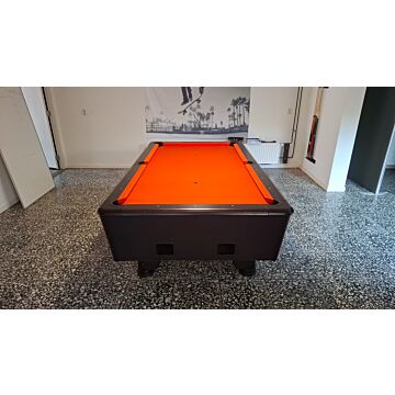 8FT Leonhart pooltafel Zwart - Occassion - Margeprijs. 260525-2 8FT Leonhart pooltafel Zwart - Occassion - Margeprijs. 260525-2