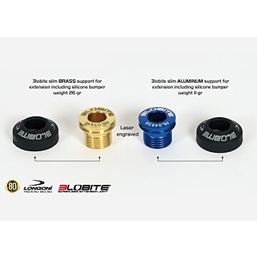 Longoni 3Lobite Aluminium Adapter Blauw