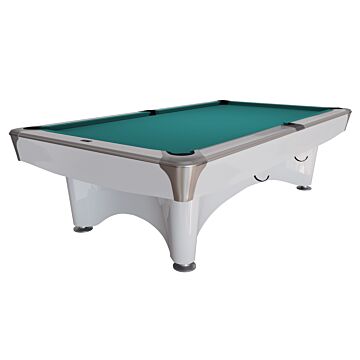 9FT Dynamic IV pooltafel Glanzend wit