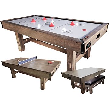Airhockey TopTable Dinning Timber w/tennis
