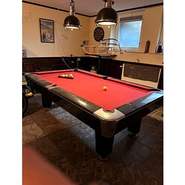 Nette Buffalo pooltafel Outrage II 7ft zwart Occassion - Margeprijs