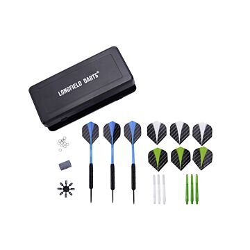 Longfield Black darts met dartcase 18 gram