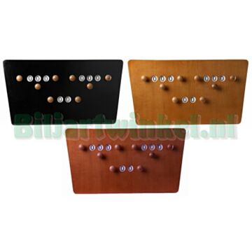 Scoreborden biljart, model vlinder, economy.