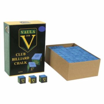 Vaula krijt blauw doos 144 stuks