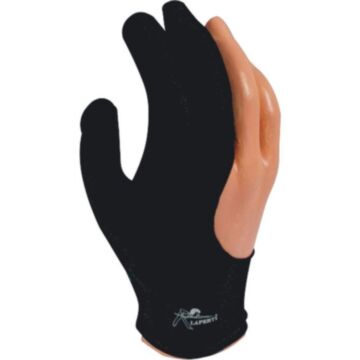 Laperti biljart handschoen zwart rechts