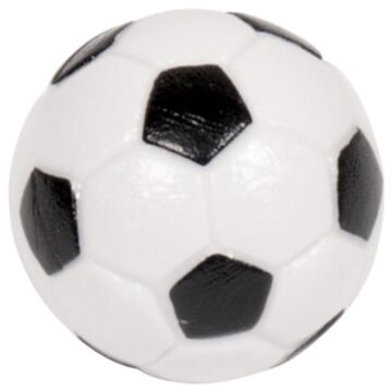 Voetbal met profiel zwart-wit 32 mm