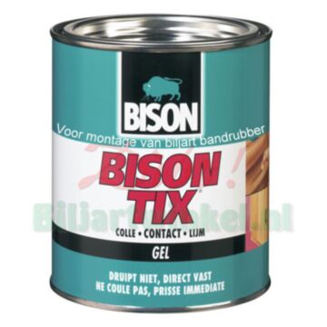 Bison Tix Gel, lijm voor biljartrubber