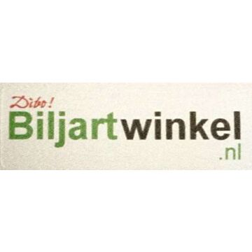 Biljartwinkel.nl textiel sticker