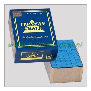 Triangle Krijt Blauw 144 stuks