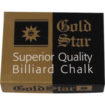 Goldstar biljart krijt blauw (12st.)