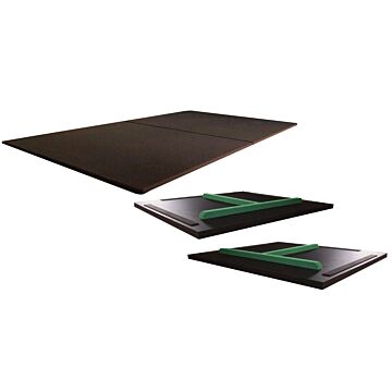 2-delige 7FT Dining-Top voor Buffalo Eliminator II 7 ft, zwart 