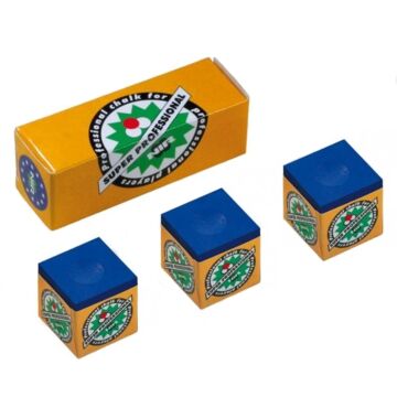 NIR Professional biljartkrijt Blauw 3 stuks