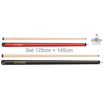 Poolkeuen set Artemis Solid Red & Black
