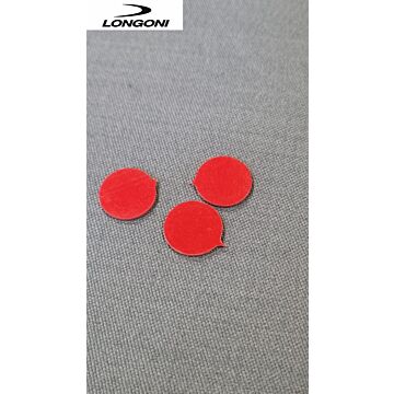 TIP PADS LONGONI "RED FIBER" 14mm (SET 3 STUKS)