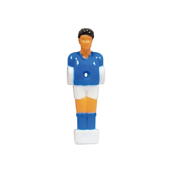 Voetbalpop blauw-wit voor 13 mm stang