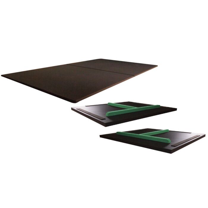 2-delige Dining-Top voor Buffalo Eliminator II 8 ft, zwart