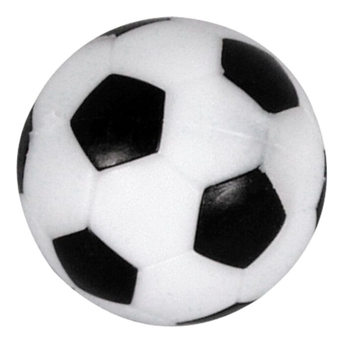 Voetbal met profiel zwart-wit 36 mm