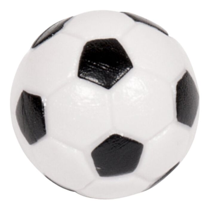 Voetbal met profiel zwart-wit 32 mm