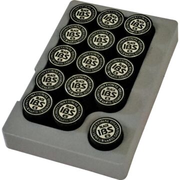 IBS pomerans 14 mm zwart 30 stuks