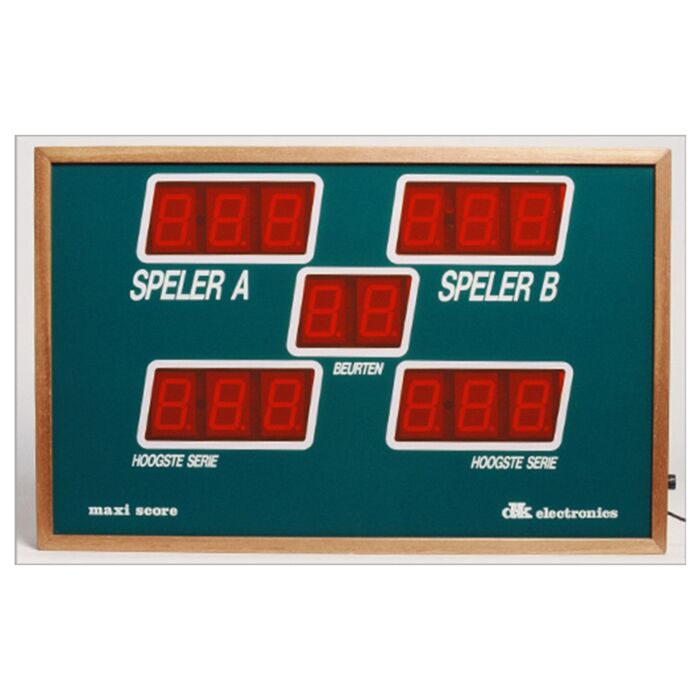 D&K Multi Maxiscore biljart scorebord