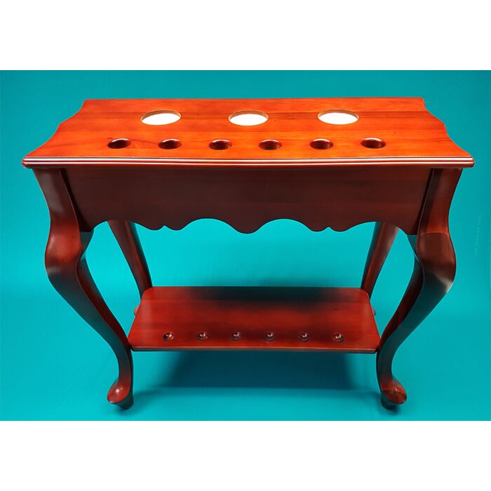  Keurek voor 6 keuen, tafelmodel Mahonie 76cm x 30cm x 76cm