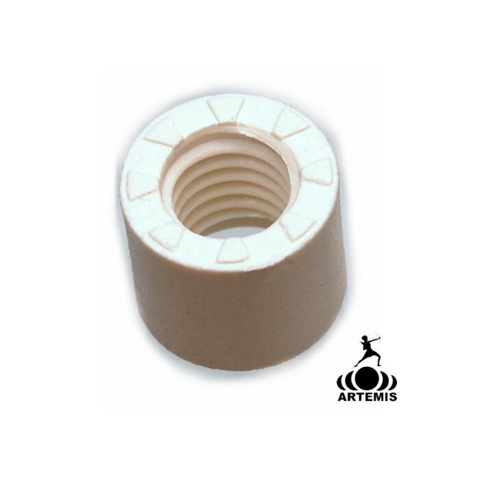 fiberdop wit Artemis 13 mm bovenkant