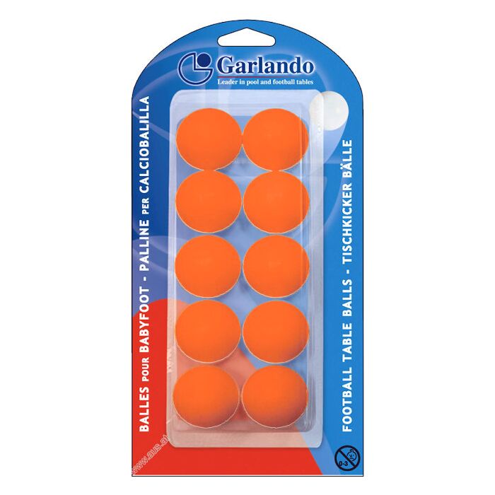 Voetballetjes Garlando Oranje blister 10