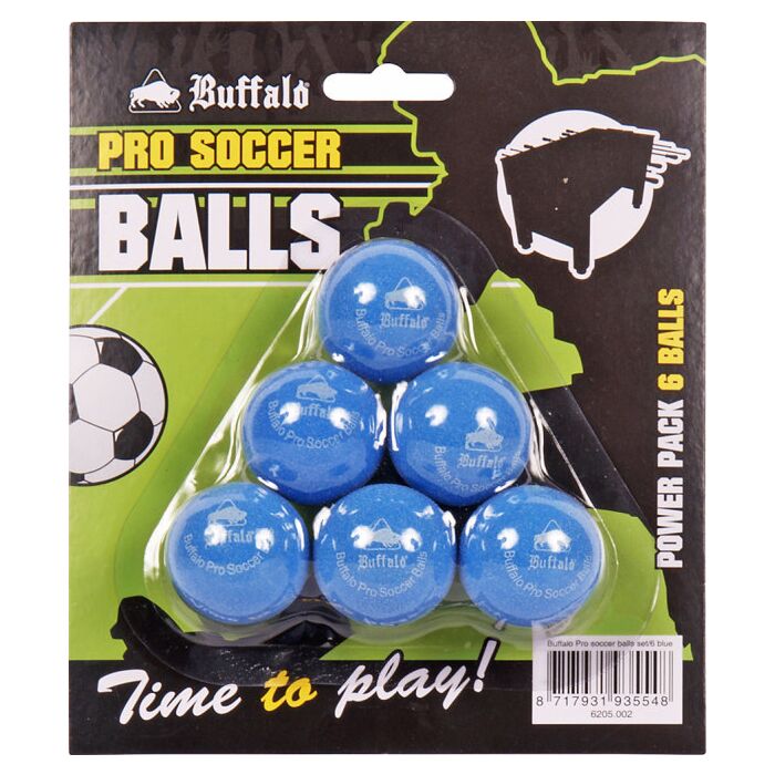 Buffalo Pro Soccer Balls Blauw blister 6