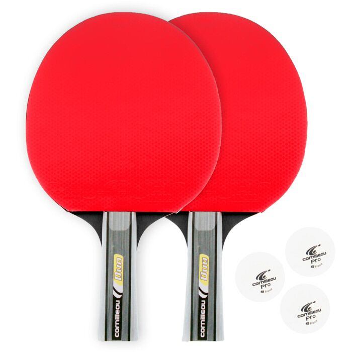 Cornilleau Sport duo pak tafeltennisbatjes set rood