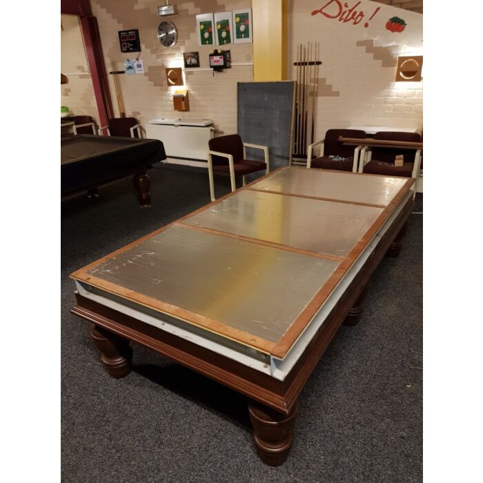 Voorbeeld van de elementen in het frame van de tafel