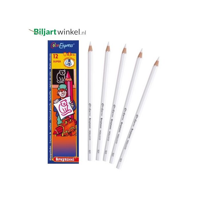 Wit afteken potlood, per doos van 12