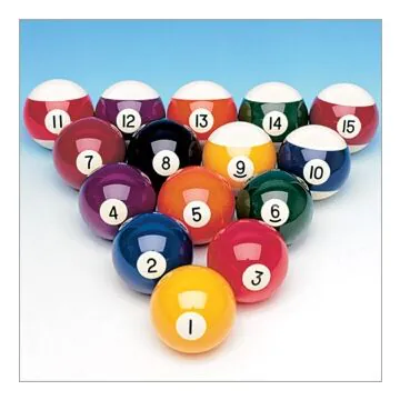 Losse genummerde poolballen aramith 57.2mm