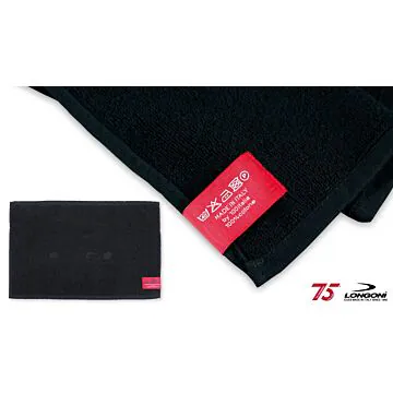 Longoni handdoekje Total Black