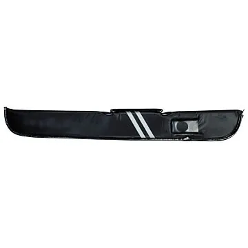 Foudraal met rits model black/stripes 1B/1S