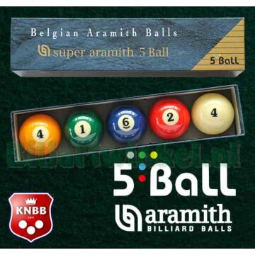 Het nieuwe Super Aramith 5-ball spel
