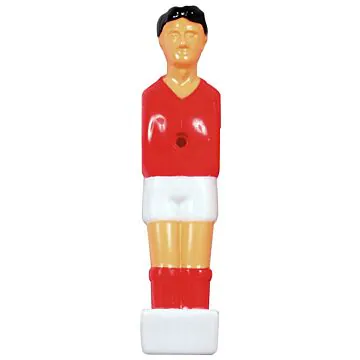 Voetbalpop rood-wit voor 13 mm stang
