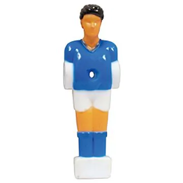 Voetbalpop blauw-wit voor 13 mm stang