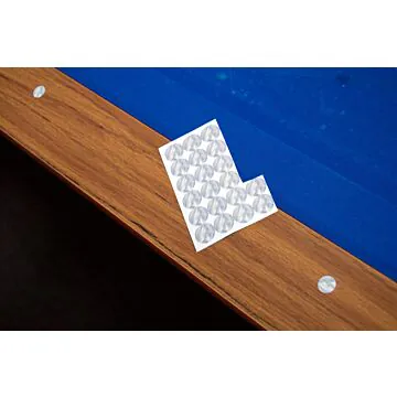 Duurzame diamonds stickerset biljart 
