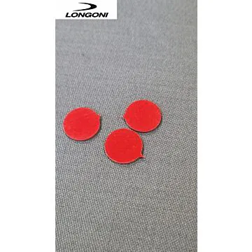 TIP PADS LONGONI "RED FIBER" 14mm (SET 3 STUKS)