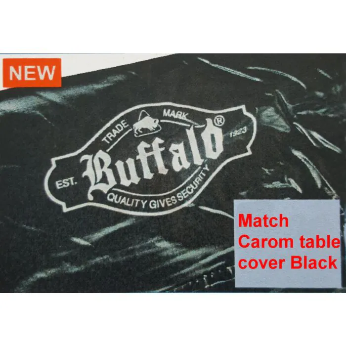 Match Carom table cover black